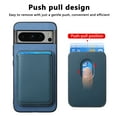 thumbnail image 5 of Magnetic 2 in 1 Detachable Wallet Compatible with Google Pixel 9 / 9 Pro Case, with Card Holder Faux Leather Men Women Compatible with MagSafe Phone Cover for Google Pixel 9 / 9 Pro, Blue, 5 of 11