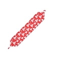 thumbnail image 1 of Matsuzay Mantel de Navidad Festival Camino de Rectangular vestido decoraciones de fiesta de escritorio Fondo de fiesta de boda nuevo adorno Kits de decoración para fiestas Árbol blanco rojo, 1 of 6