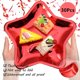 thumbnail image 3 of Pack de 30 Platos de Papel Desechables Vhermosa Estampado Pentagrama Rojo, 3 of 7