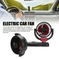 thumbnail image 3 of Car Fans Quiet Portable Cooling Dual Head Rotatable Electric Fan for SUV RV, 3 of 7