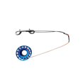 thumbnail image 1 of facefd Scuba Diving Dive Aluminum Alloy Finger Reel Spool 30m Line Bolt Snap Blue, 1 of 9