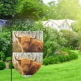 thumbnail image 2 of Wukai Yak Print Garden Flag 12.5x18 Inch Double Sided Sun-resistant Rain-resistant, Wrinkle-resistant Colorfast(Only Flag), 2 of 7