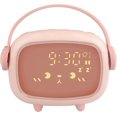 thumbnail image 2 of Reloj despertador digital CHAO para niños con luz rosa, alarma de cuenta regresiva, volumen ajustable, 2 of 5