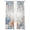 Light Blue Grey, variant on Blue Coastal Sheer Curtains 45 Inch Length 2 Panels Set Window Treatments, Summer Beach Starfish Weeping Eucalyptus Retro Rod Pocket Semi Curtains for Living Room/Bedroom/Kitchen Décor, 104"W x 45"L