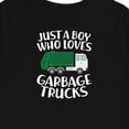 thumbnail image 4 of Inktastic Just a Boy Who Loves Garbage Trucks Boys Long Sleeve Toddler T-Shirt, 4 of 5