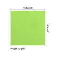 thumbnail image 2 of Unique Bargains 200 Sheets 6x6 Inch Origami Paper Double Sided Fluorescent Green Square Sheet for Art Craft Project, Beginners, 2 of 5