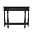 thumbnail image 3 of Butler Specialty Company Danielle Marble 40" One- Drawer Console Table - Black, 3 of 5