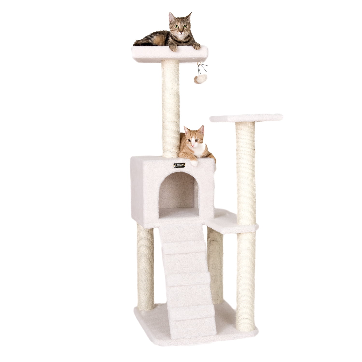 Armarkat Classic Cat tree B5301 53 Inch, Ivory