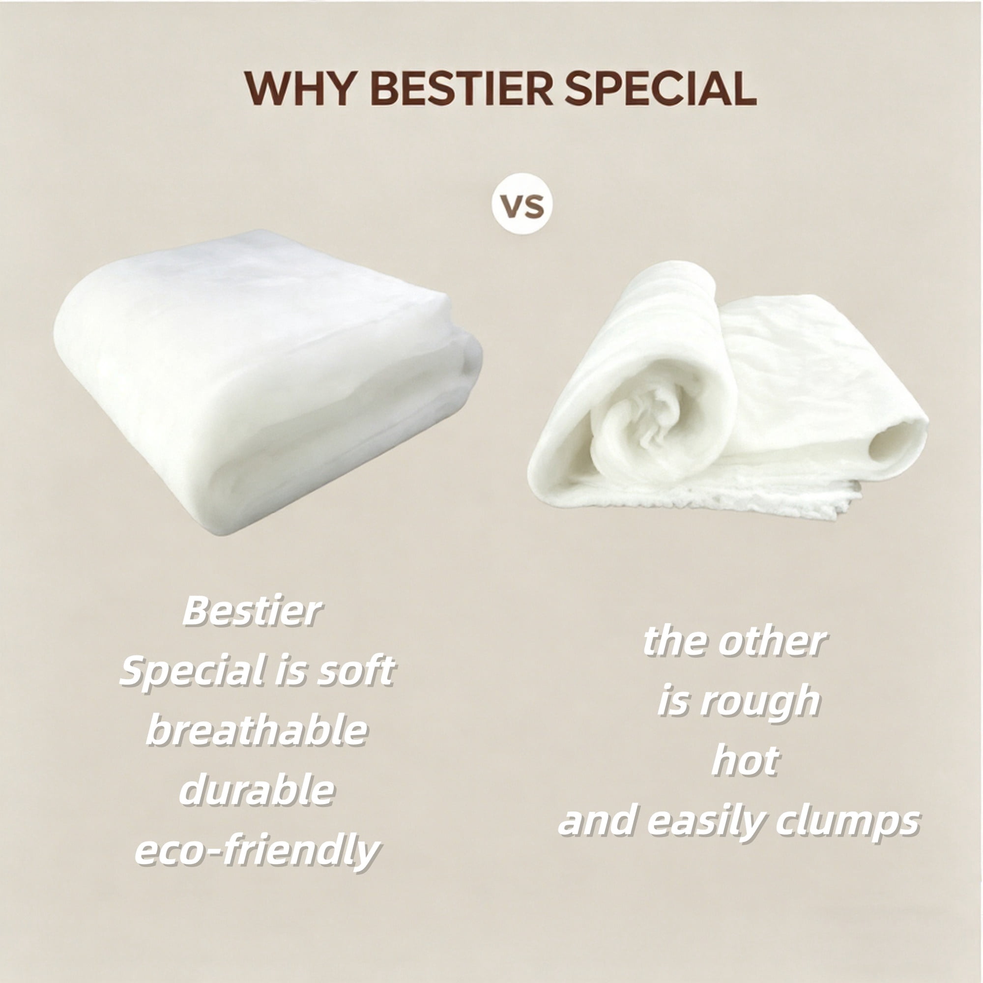 Bestier Sorona Eco Fabric Comforter Queen Size| Extra Fluffy Down Alternative Duvet Skin-Friendly Bedding for All Season, Machine Washable, Grey (90x90 inches)