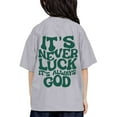 thumbnail image 1 of Icvfdpl T-Shirts Filles Rentrée Scolaire, Imprimé Col Rond Manches Courtes T-Shirt Garçons Respirant Mode Urbaine 4-5 Ans, 1 of 4