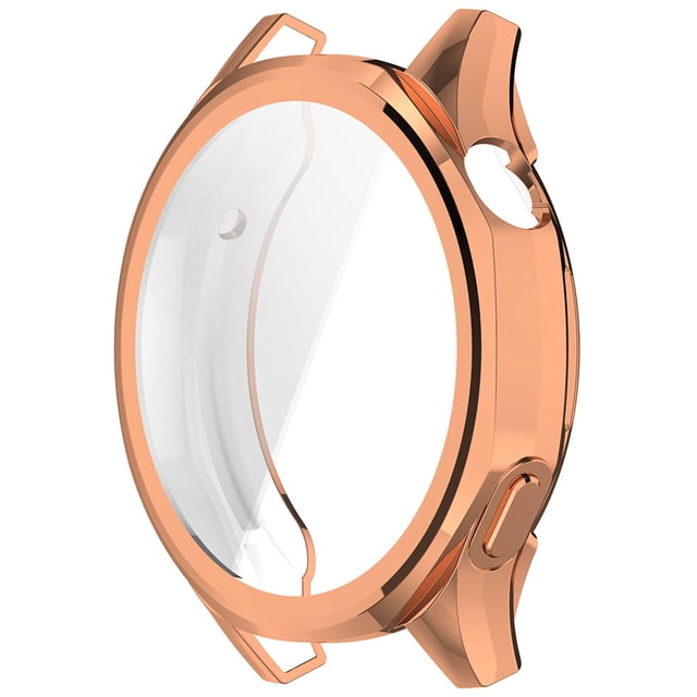 Funda Protectora Pantalla Carcasa Parachoques TPU para Huawei Watch GT5 Mm (oro Rosa)