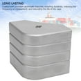 thumbnail image 4 of Pontoon Corner Caps, Long Lifespan Aluminum 3-1/8in To 3-3/16in Height Boat Corner Caps Protective  for 90 Rounded Corner, 4 of 7
