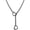 Black Heart, variant on SkyAuks Heart Slip Chain Necklaces for Women, Stainless Steel O-Ring Adjustable Lariat Heart Y-Necklace, Punk Gothic Cuban Collar Necklace Jewelry for Men