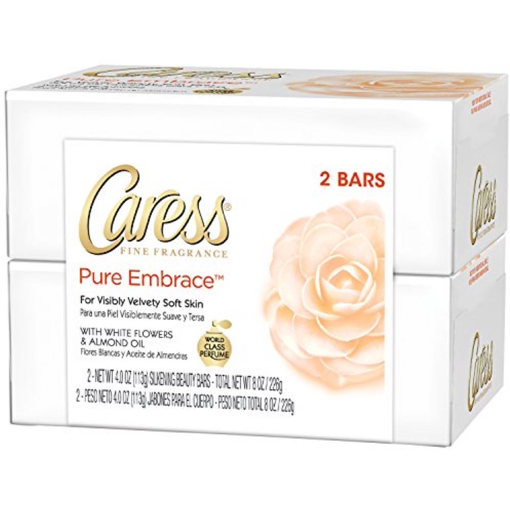 Caress Beauty Bar Pure Embrace 4 oz, 2 bar
