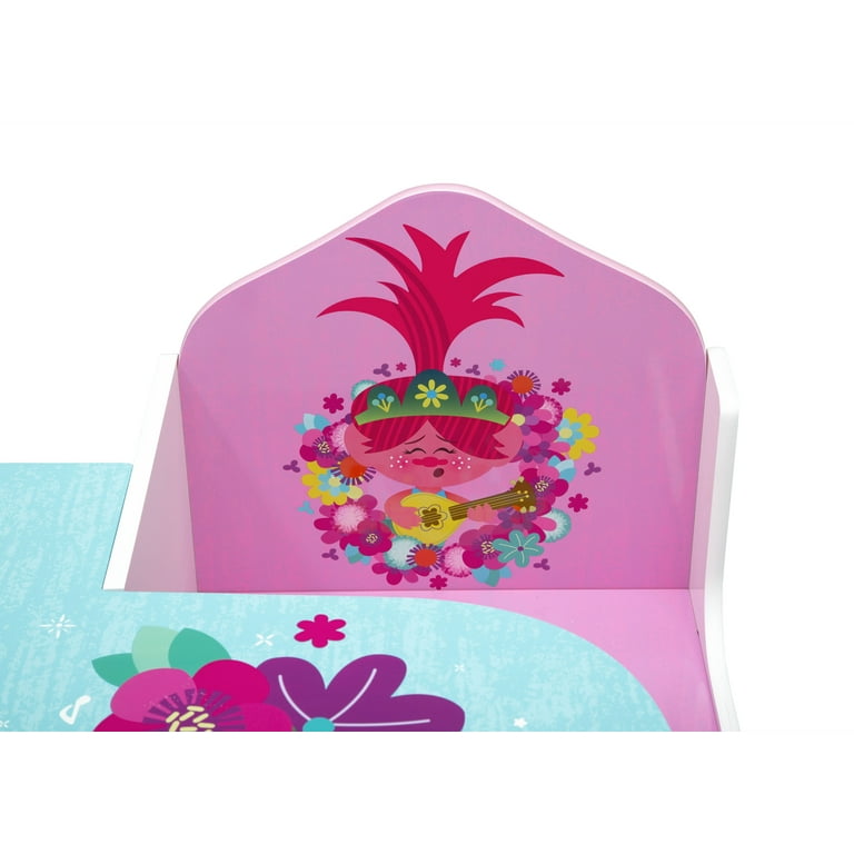 Trolls World Tour Toddler Chair Desk with Storage Bin by Delta