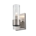 thumbnail image 2 of Millennium Lighting  Caberton 1 Light Wall Sconce in Brushed Nickel with Clear Beveled with Glass Shades, 2 of 4