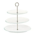 thumbnail image 6 of 12.87" x 13" Glass 3-Tier Dessert Stand, by Way To Celebrate, 6 of 7