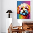 thumbnail image 4 of Bolognese Watercolor Dog Art Print Poster, Wall art Painting Decor, Puppies Colorful, Puppy Pop Art Home Decor Artwork For Bedroom Living Room Bathroom Decor,, 4 of 5