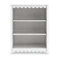 thumbnail image 2 of Kally Standing Bookcase, 3 Open Shelves, Matte White Wood, 41 Inch, 2 of 5