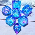 thumbnail image 6 of DND Resin Dice 7-Piece Set for Dungeons and Dragons DND 5e RPG Gift, Board Game Tabletop Role Playing Dice Game, Birthday Gift, Christmas, Thanksgiving, Halloween, 6 of 6