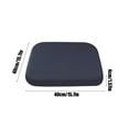 thumbnail image 3 of Slow-Recovery Memory Foam Seat Cushion 16x16x1.6 Inch, Non-Slip Office Chair Pad for Back Pain Relief​, 3 of 7