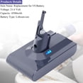 thumbnail image 2 of Batería de repuesto Lasica V8 SV10 4500mAh para Dyson V8, 2 of 9