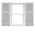 thumbnail image 1 of Mid America Open Louver Vinyl Shutters (1 Pair) - 14.5 x 39 030 Paintable, 1 of 3