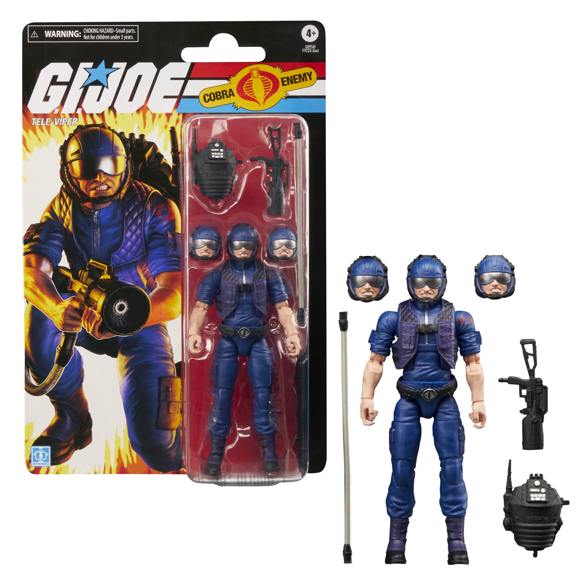 G.I. Joe Classified Series Retro Cardback, Tele-Viper Action Figure
