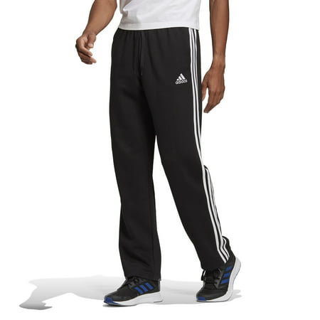 adidas Men's Standard Essentials Fleece Open Hem Pants, Black, | Walmart Canada