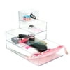 Mind Reader Acrylic 4-Piece Multi-size Office Supply, Accessory Desk Organizer Set, Clear