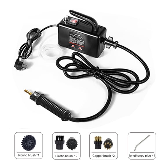 Household Electric Steam Cleaner, 2600W/ 2-3Bar High Temperature And Pressure Air Conditioner Ran Hood Car Cleaning ,Easy to Operate