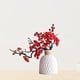 thumbnail image 4 of Flores artificiales falsas con florero, centro de mesa moderno, bonsái de flores secas, florero Artificial para mesa de comedor y hogar, 4 of 9