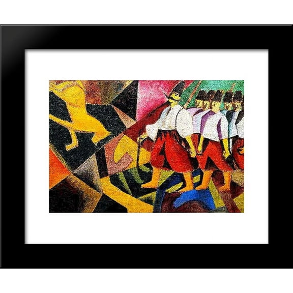 Ukrainians 20x24 Framed Art Print by David Burliuk