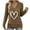 Coffee, variant on DDAPJ pyju V Neck T Shirts for Women Double Heart Graphic Long Sleeve Shirt Valentine's Day Tees Couple Gifts Tops Coffee XXL