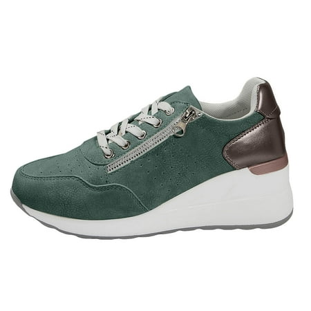 

Jungdeepe New Casual Women s Shoes Sneakers Lace Up Thick Soled Large Size Single Shoes Home Sandals Women Shoes Summer Wedge Womens Air 270 Casual Shoe Casual Work Shoes for Women Slip on Sandals for