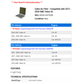 thumbnail image 2 of Cabin Air Filter - Compatible with 2015 - 2020 GMC Yukon XL 2016 2017 2018 2019, 2 of 2