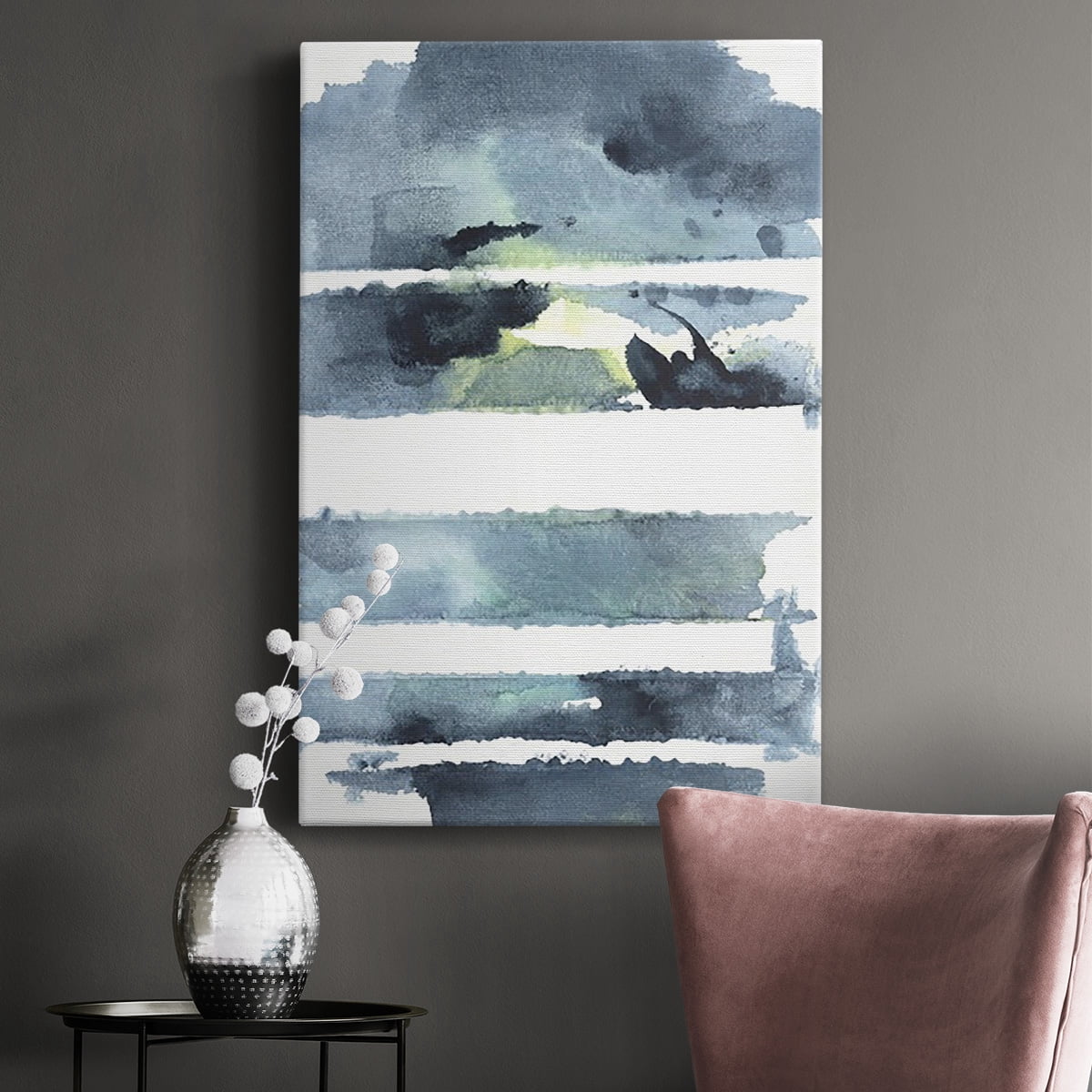 Blue Memories I Premium Gallery Wrapped Canvas - Ready to Hang