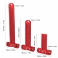 thumbnail image 4 of Woodworking Scriber T-Type Ruler Hole Positioning Scribing Gauge Aluminum Alloy Measuring Tool 260mm for Carpenter, 4 of 7