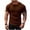 Coffee, variant on Timoontee Men's Short Sleeve T-Shirt Round Neck Solid Color Athletic Durable All Season Easy Care Everyday Wear Versatile Style Brown XXXXL