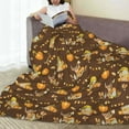 thumbnail image 6 of Fuzoiu Autumn With Pumpkin Harvest Print Ultra-Soft Micro Fleece Blanket,All Seasons Flannel Throw, Lightweight Blanket for Bed, Sofa, Couch, Movie Night, Camping, and Travel-40"x30", 6 of 7
