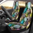 thumbnail image 2 of Sikiie Easter Egg1 Car Seat Protector 2 Pack Car Seat Cushion Mat, Car Seat Covers for SUV, Truck, Van, 2 of 7