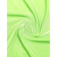 thumbnail image 6 of Eandarui Woman's Oil Silk Glossy Racerback Skater Leotard Yoga Workout Fitness Dance Dress Fluorescent Green L, 6 of 7