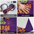 thumbnail image 4 of Fotbe Extra Durable Door Mat - Dirt Trapping Outdoor Welcome Mats - Non-Slip Outdoor Door Mats - Low Profile Front Door Mat - Indoor (16" x 24", Mardi Gras2 ), 4 of 9