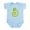 Sky Blue, variant on CafePress - Green Snake Infant Bodysuit - Baby Light Bodysuit, Size Newborn - 24 Months