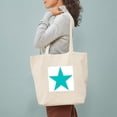 thumbnail image 3 of CafePress - Blue Star Tote Bag - Unisex Canvas Tote Bag, Beige, 1-Piece, 3 of 7