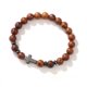 thumbnail image 1 of Pulsera Shungites para hombre con cuentas de grano de madera, 1 of 2