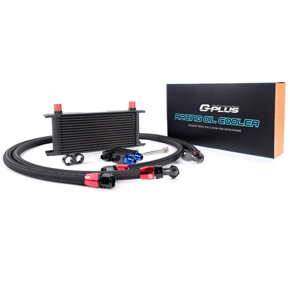 GPlus 16 Row Aluminum Transmission Oil Cooler Kit Fit for BMW N54