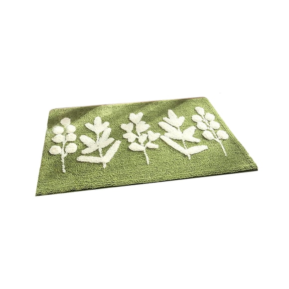 Alfombra de baño Yuarrent Rectangular Absorción de agua Antideslizante para suelo de plantas