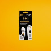 The Cut Buddy Nick Wavy Small Professional Wood .31 Synthetic Oval Wave Hair Brush, As Seen on TV, Yellow Drips