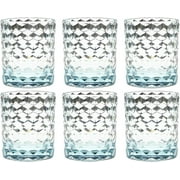 Premium Tritan Plastic Tumblers - 8 Oz Unbreakable Drinking Glasses (6-Piece Set) | Safe, BPA-Free, Dishwasher Safe | Look Like Glass, Fashionable Design | Perfect for Kids and Adults